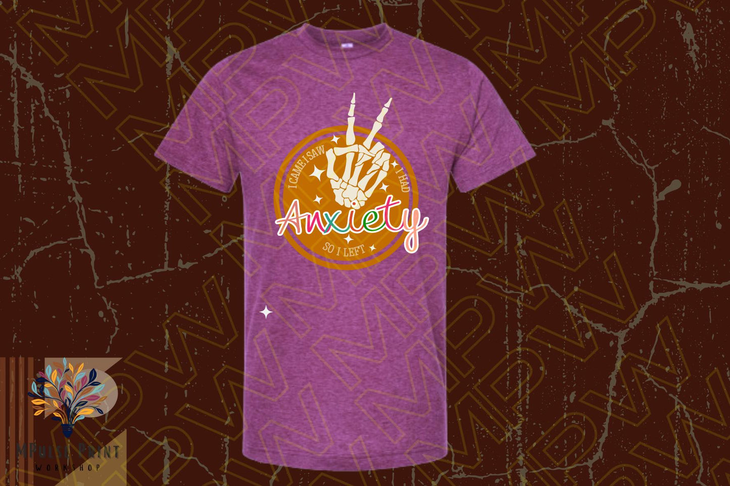 Adult Graphic Tshirt- “I Had Anxiety so I Left” Basic fit, 100% cotton
