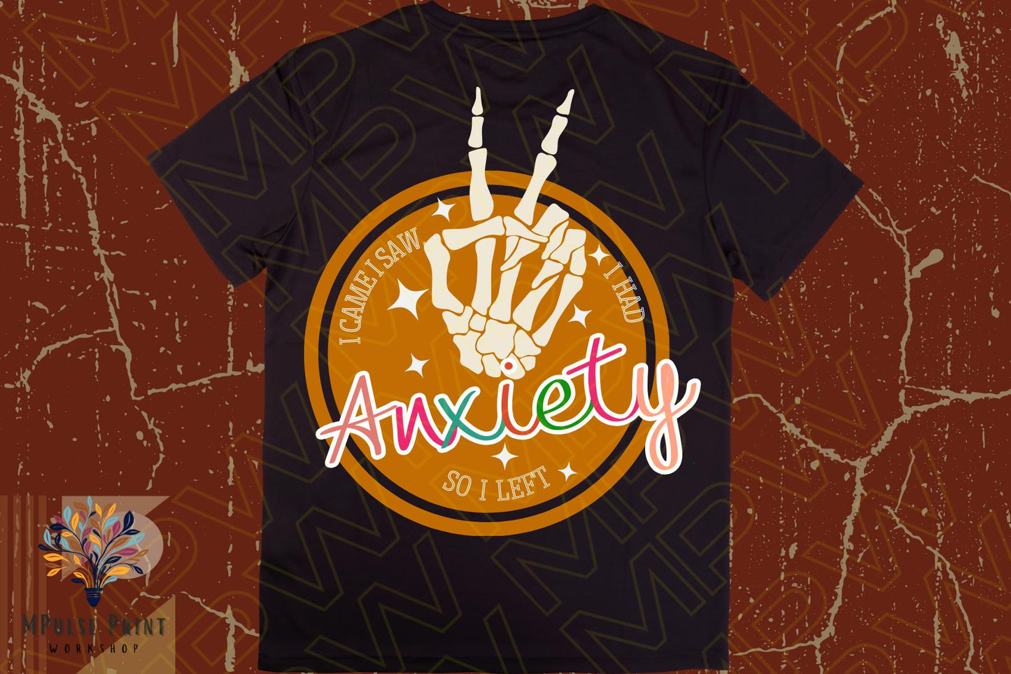 Adult Graphic Tshirt-  “I Had Anxiety so I  Left” Basic fit, 100% cotton