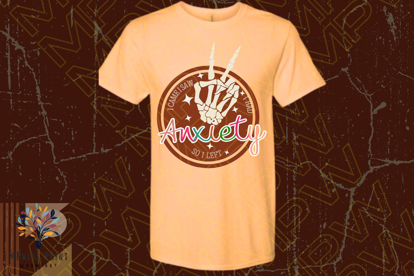 Adult Graphic Tshirt-  “I Had Anxiety so I  Left” Basic fit, 100% cotton