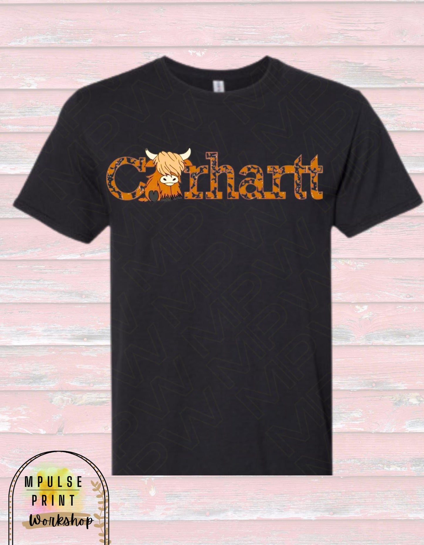 Youth Carhartt Graphic Tee with Logo & Text, Featuring an Exclusive Style - 100% Cotton, Standard Basic T-Shirt fit, Gender Neutral