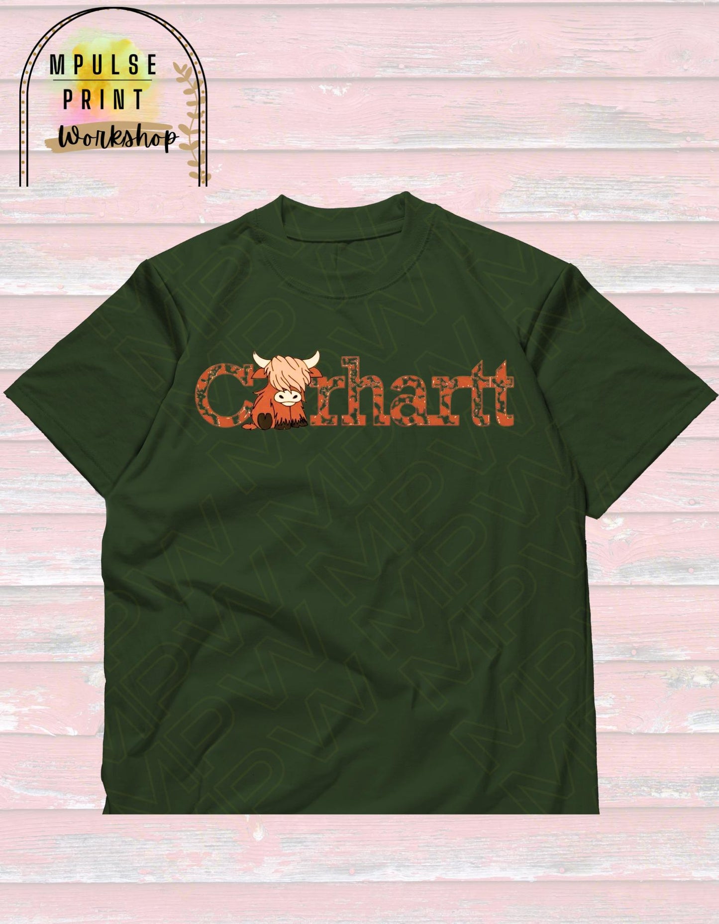 Youth Carhartt Graphic Tee with Logo & Text, Featuring an Exclusive Style - 100% Cotton, Standard Basic T-Shirt fit, Gender Neutral