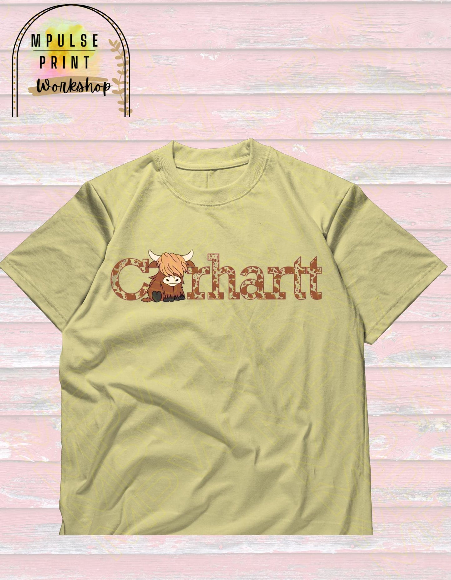 Youth Carhartt Graphic Tee with Logo & Text, Featuring an Exclusive Style - 100% Cotton, Standard Basic T-Shirt fit, Gender Neutral